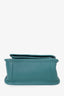 Longchamp Verde Pebbled Leather Le Foulonne Shoulder Bag