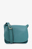 Longchamp Verde Pebbled Leather Le Foulonne Shoulder Bag