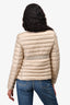 Moncler Cream Crochet Detail Jacket Size 3