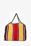 Stella McCartney Yellow/Red/Pink Knit Small Falabella Chain Bag