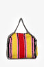 Stella McCartney Yellow/Red/Pink Knit Small Falabella Chain Bag