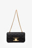 Celine Canvas Triomphe 'Claude' Chain Shoulder Bag