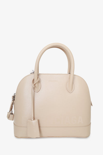 BALENCIAGA Semi Shiny Calfskin Rivet Crocodile Embossed XXS Ville Top  Handle Bag Pink | FASHIONPHILE