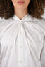 MM6 Maison Margiela White Button-Up Drape Shirt Size 36