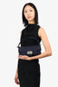 Fendi Navy Baguette Shoulder Bag with Enamel Buckle