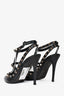 Valentino Black Noir Rockstud Cage Heels Size 37