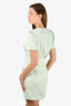 Sandro Green Ruffle Shift Dress Size 38