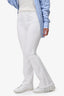 Mother White Denim 'The Weekender Fray' Flare Jeans Size 28