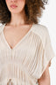 IRO Cream Satin 'Gisele' Blouse Size 38