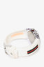 Gucci Silver/White Rubber Watch