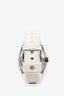 Gucci Silver/White Rubber Watch