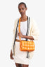 Bottega Veneta Orange Leather "Padded Cassette" Shoulder Bag