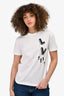 Louis Vuitton Limited Edition White Cotton 'Floating Virgil Abloh' T-Shirt Size XS Mens