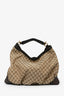 Gucci Brown GG Canvas Jockey Hobo Bag