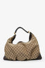 Gucci Brown GG Canvas Jockey Hobo Bag