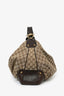 Gucci Brown GG Canvas Jockey Hobo Bag