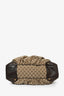 Gucci Brown GG Canvas Jockey Hobo Bag