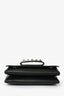 Valentino Black Leather Roman Stud Shoulder Bag