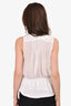 Isabel Marant White Sleeveless Blouse Size 38