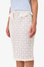 Burberry Prorsum White Lace Skirt Size 44