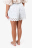 Simone Rocha Baby Blue Eyelet Shorts Size 10