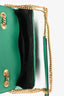 Versace Green Quilted Leather Crossbody