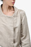 Chloe Beige Cotton/Linen Melitta Tie Front Jacket Est. Size S/M