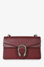 Gucci Burgundy Leather Small Dionysus Shoulder Bag