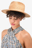 Janessa Leone Tan Straw 'Sherman' Hat