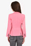 Smythe Pink Linen Blazer Size 4