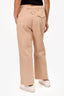 Prada Tan Denim Straight Leg Pants Size 42