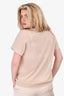 Brunello Cucinelli Nude Silk Sheer Top Size M