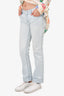 Gucci Light Wash Denim Cuff Jeans Size 38