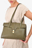 Celine 2020 Green Leather Medium Soft 16 Shoulder Bag