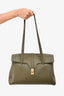 Celine 2020 Green Leather Medium Soft 16 Shoulder Bag