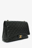 Pre-Loved Chanel™ 2012 Black Quilted Lambskin Maxi Double Flap