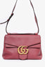 Gucci Rose Pebbled Leather Marmont Shoulder Bag