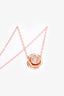 Christian Dior Rose Gold Large Rose Dior Couture Necklace