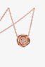 Christian Dior Rose Gold Large Rose Dior Couture Necklace