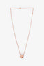 Christian Dior Rose Gold Large Rose Dior Couture Necklace