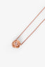 Christian Dior Rose Gold Large Rose Dior Couture Necklace