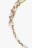 Pre-Loved Chanel™ Gold Toned Pink Resin CC Embellished Necklace