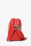 Gucci Red Leather Small 'Soho Disco' Crossbody Bag