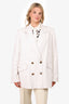 Shona Joy Beige Linen Blazer Size 10