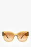 Versace Yellow Translucent Medusa Sunglasses