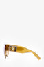 Versace Yellow Translucent Medusa Sunglasses