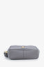 Saint Laurent Grey Grain De Poudre Matelasse Monogram Baby Lou Camera Bag