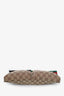 Gucci Brown GG Supreme Canvas/Leather Double Pocket Belt Bag