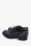 Bottega Veneta Black Leather Lace-up Oxford Size 41.5