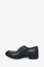 Bottega Veneta Black Leather Lace-up Oxford Size 41.5